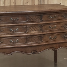 Country French Régence Style Chest of Drawers ~ Commode with Cabriole Legs