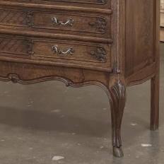 Country French Régence Style Chest of Drawers ~ Commode with Cabriole Legs
