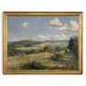 Antique Framed Oil Painting on Canvas by Xavier Wurth (1869-1933)