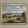 Antique Framed Oil Painting on Canvas by Xavier Wurth (1869-1933)