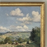Antique Framed Oil Painting on Canvas by Xavier Wurth (1869-1933)