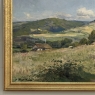 Antique Framed Oil Painting on Canvas by Xavier Wurth (1869-1933)