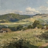 Antique Framed Oil Painting on Canvas by Xavier Wurth (1869-1933)