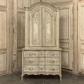 18th Century Country French Louis XV Liegeois Stripped Oak Commode a Deux Corps