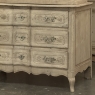 18th Century Country French Louis XV Liegeois Stripped Oak Commode a Deux Corps