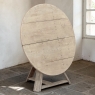 18th Century Rustic Dutch Stripped Oak Round Tilt Top Center Table