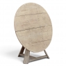 18th Century Rustic Dutch Stripped Oak Round Tilt Top Center Table