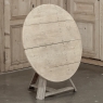 18th Century Rustic Dutch Stripped Oak Round Tilt Top Center Table