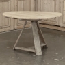 18th Century Rustic Dutch Stripped Oak Round Tilt Top Center Table