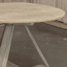 18th Century Rustic Dutch Stripped Oak Round Tilt Top Center Table