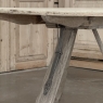 18th Century Rustic Dutch Stripped Oak Round Tilt Top Center Table