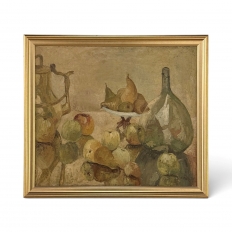 Framed Oil Painting on Canvas by Gustave Camus (1914-1984) 'Still Life'