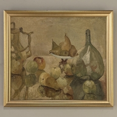 Framed Oil Painting on Canvas by Gustave Camus (1914-1984) 'Still Life'