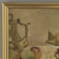 Framed Oil Painting on Canvas by Gustave Camus (1914-1984) 'Still Life'