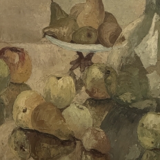 Framed Oil Painting on Canvas by Gustave Camus (1914-1984) 'Still Life'