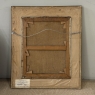 id Century Modernist Floral Still Life Oil Painting by Marcel Mortier in Original Gold Leaf Frame