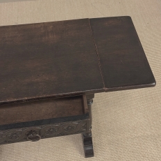 19th Century English Drop Leaf Side Table