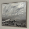Mid Century Oil on Canvas by Francine Kerckx (1921-?) 'Stormy Seascape with Rocky Coast'