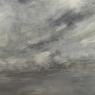 Mid Century Oil on Canvas by Francine Kerckx (1921-?) 'Stormy Seascape with Rocky Coast'