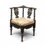 19th Century Italian Renaissance Corner Armchair