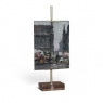 Antique Signed Oil Painting on Board 'Brussels Flower Market on the Grand Place'