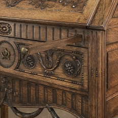19th Century Country French Louis XVI Slant Front Secretary Desk
