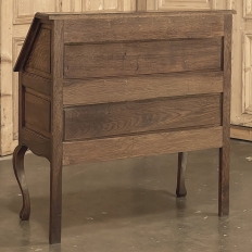 19th Century Country French Louis XVI Slant Front Secretary Desk