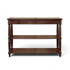 19th Century English Regency Mahogany Etagere Server ~ Console
