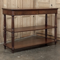 19th Century English Regency Mahogany Etagere Server ~ Console