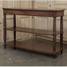 19th Century English Regency Mahogany Etagere Server ~ Console