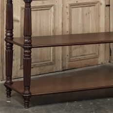 19th Century English Regency Mahogany Etagere Server ~ Console