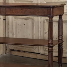 19th Century English Regency Mahogany Etagere Server ~ Console