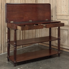 19th Century English Regency Mahogany Etagere Server ~ Console