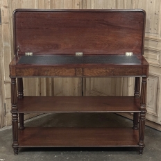19th Century English Regency Mahogany Etagere Server ~ Console
