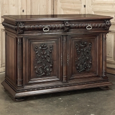 Antique 19th Century French Renaissance Revival Walnut Buffet