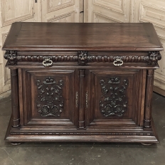 Antique 19th Century French Renaissance Revival Walnut Buffet