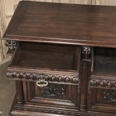 Antique 19th Century French Renaissance Revival Walnut Buffet