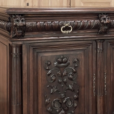 Antique 19th Century French Renaissance Revival Walnut Buffet