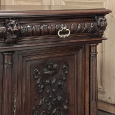 Antique 19th Century French Renaissance Revival Walnut Buffet