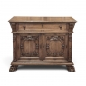 Antique French Louis XIV Renaissance Revival White Oak Buffet