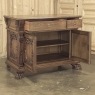 Antique French Louis XIV Renaissance Revival White Oak Buffet