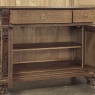 Antique French Louis XIV Renaissance Revival White Oak Buffet