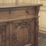 Antique French Louis XIV Renaissance Revival White Oak Buffet