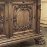 Antique French Louis XIV Renaissance Revival White Oak Buffet