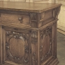 Antique French Louis XIV Renaissance Revival White Oak Buffet