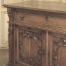 Antique French Louis XIV Renaissance Revival White Oak Buffet