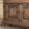 Antique French Louis XIV Renaissance Revival White Oak Buffet