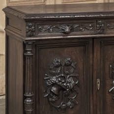 19th Century French Henri II Renaissance Revival Carved Oak Buffet