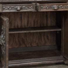 19th Century French Henri II Renaissance Revival Carved Oak Buffet