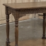 19th Century Rustic Hand Carved Oak Renaissance Revival Side Table